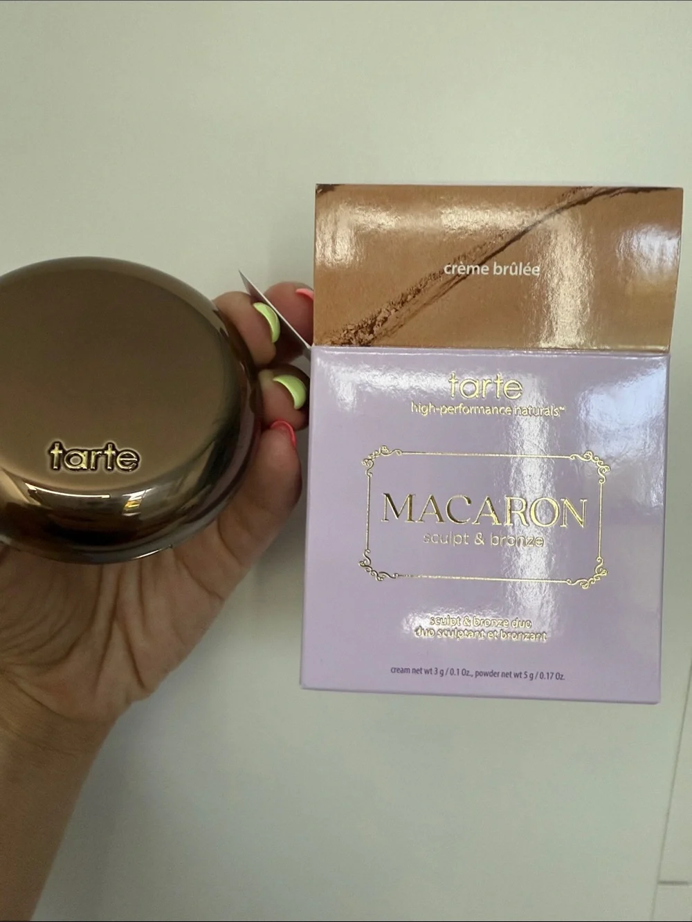 Tarte Macaron sculp & bronze